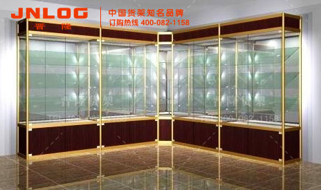 超市货架——钛合金展柜THJ01