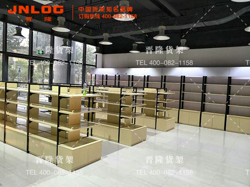 超市货架——钢木货架CS08